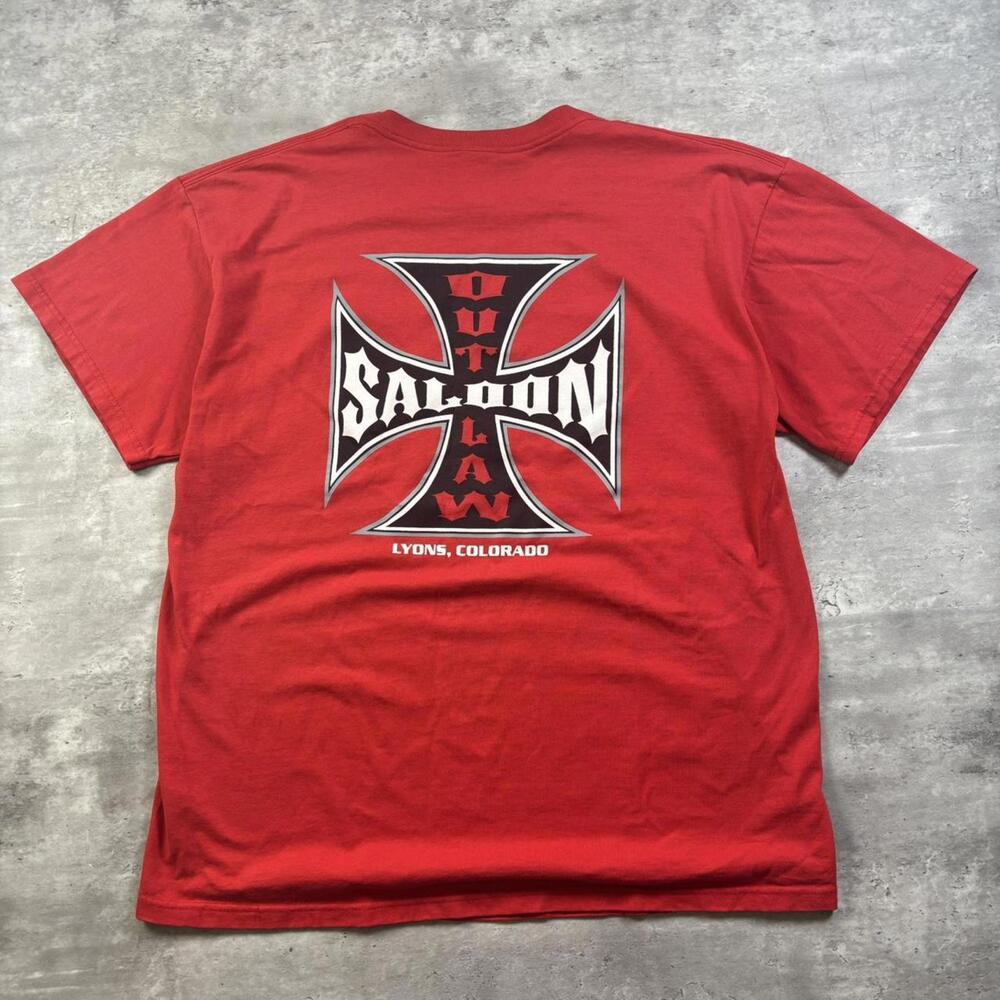 Vintage 90’s Outlaw Saloon Choppers Biker Tee